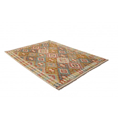 Tappeto Kilim Afghanistan marrone 154x201