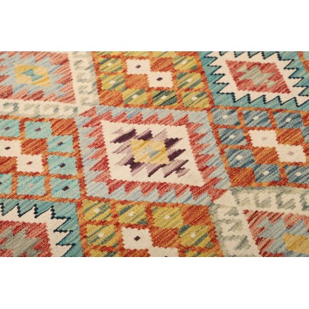 Tappeto Kilim Afghanistan marrone 154x201