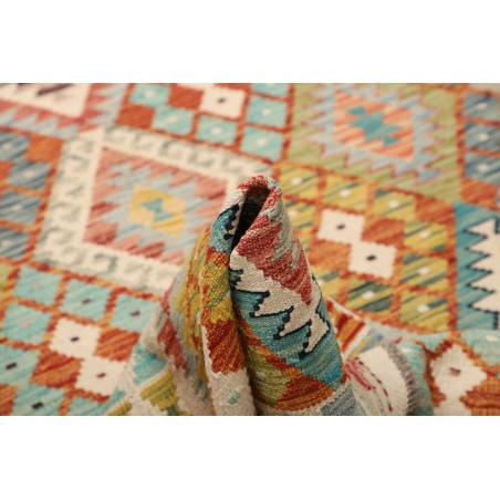 Tappeto Kilim Afghanistan marrone 154x201