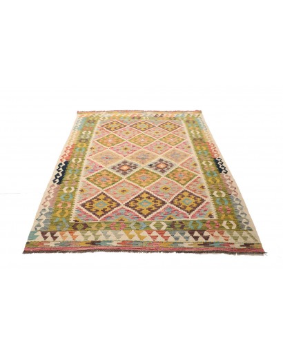 Tappeto Kilim Afghanistan marrone 155x200