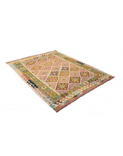 Tappeto Kilim Afghanistan marrone 155x200