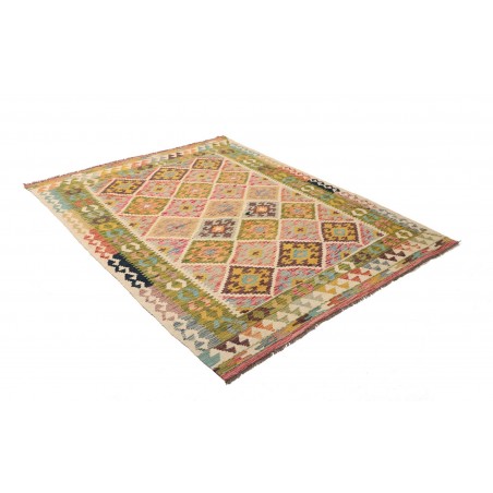 Tappeto Kilim Afghanistan marrone 155x200
