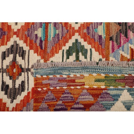 Tappeto Kilim Afghanistan azzurro 157x207