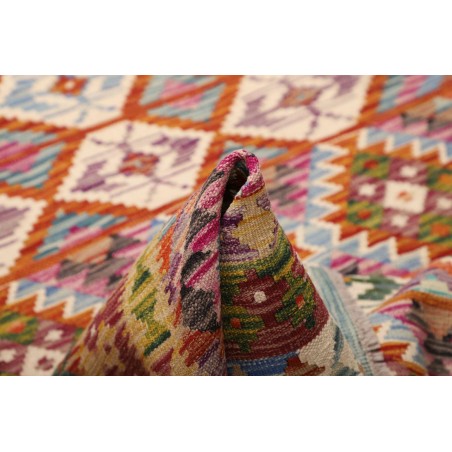 Tappeto Kilim Afghanistan azzurro 157x207