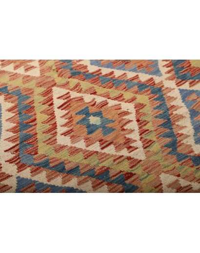 Tappeto Kilim Afghanistan bianco beige 175x258