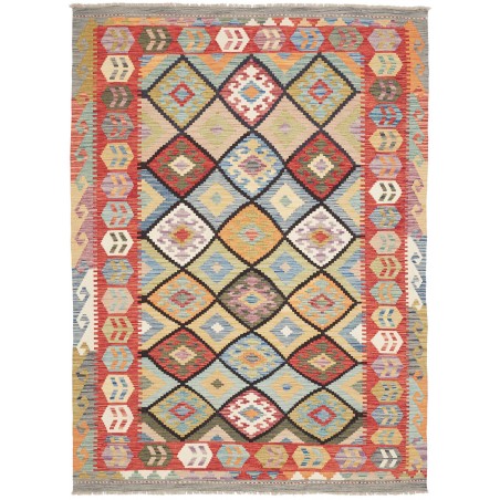 Tappeto Kilim Afghanistan marrone 174x238