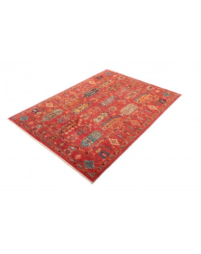 Tappeto Tribal Pakistan marrone grigio 127x176