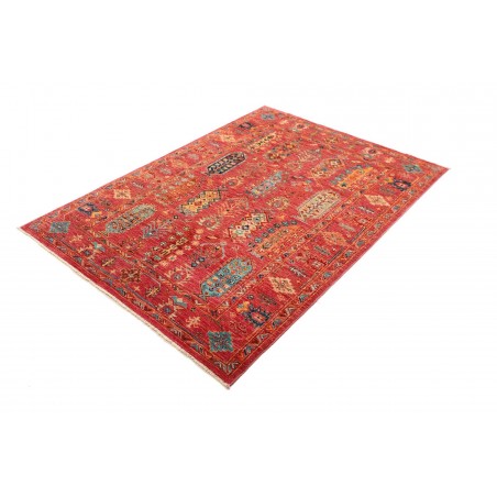 Tappeto Tribal Pakistan marrone grigio 127x176