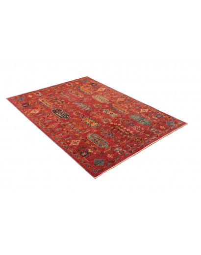 Tappeto Tribal Pakistan marrone grigio 127x176
