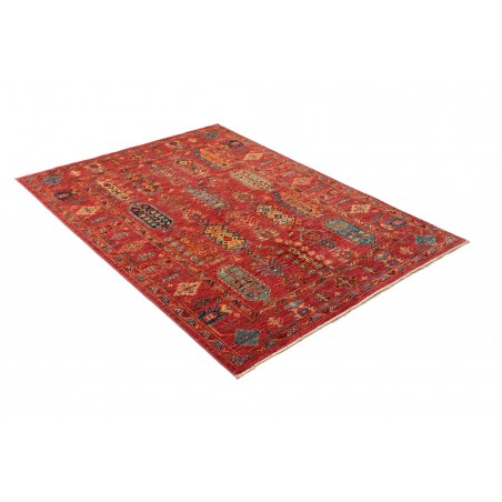 Tappeto Tribal Pakistan marrone grigio 127x176