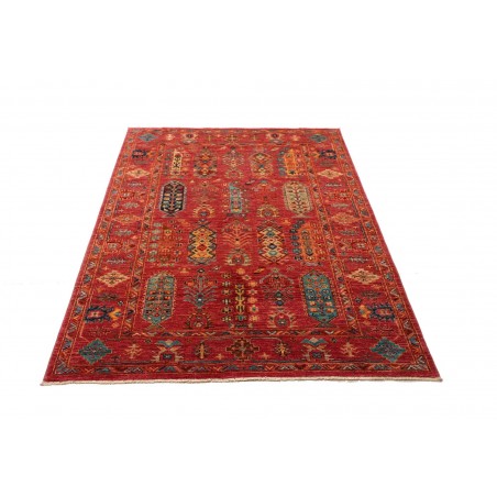 Tappeto Tribal Pakistan marrone grigio 127x176