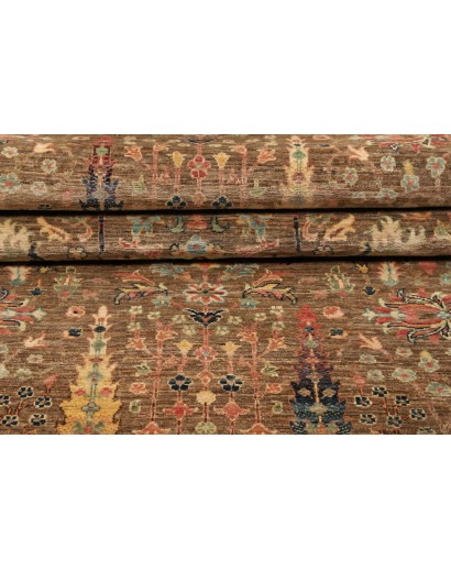 Tappeto Shahi Fine Pakistan bianco grigio 79x295