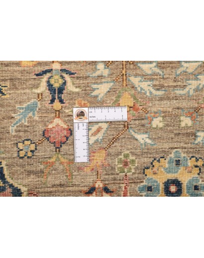 Tappeto Shahi Fine Pakistan bianco grigio 79x295