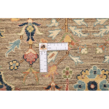 Tappeto Shahi Fine Pakistan bianco grigio 79x295