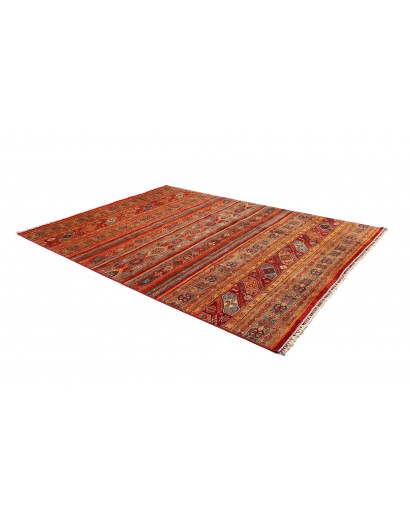 Tappeto Samarkand Pakistan marrone giallo 214x294