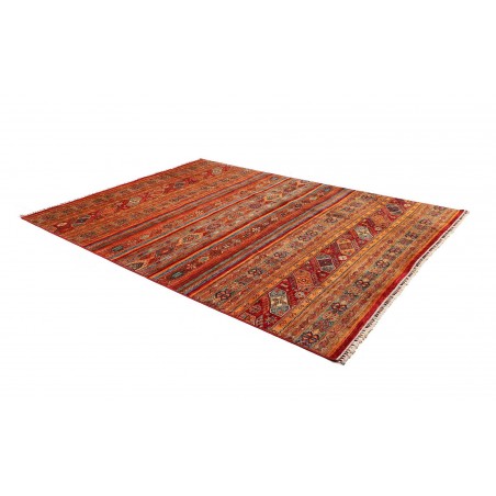 Tappeto Samarkand Pakistan marrone giallo 214x294