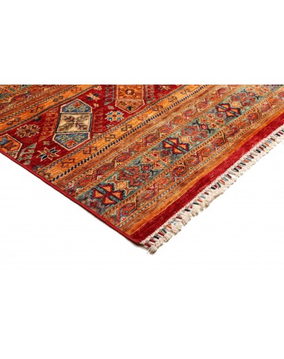 Tappeto Samarkand Pakistan marrone giallo 214x294