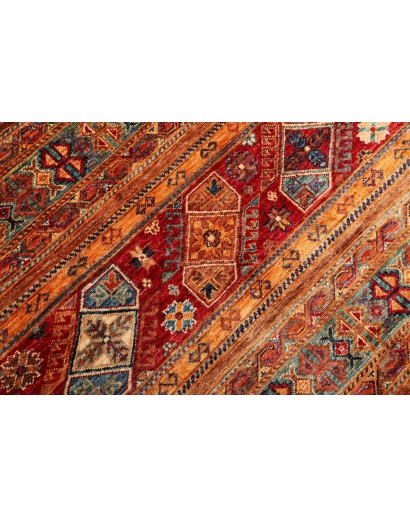 Tappeto Samarkand Pakistan marrone giallo 214x294