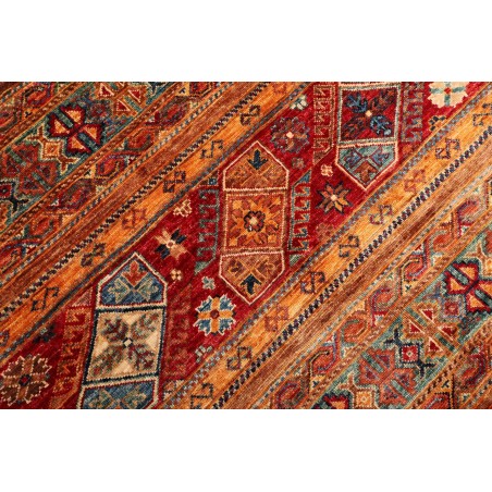 Tappeto Samarkand Pakistan marrone giallo 214x294