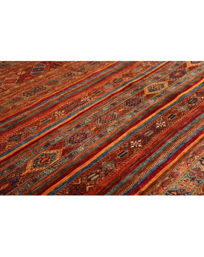 Tappeto Samarkand Pakistan marrone giallo 214x294