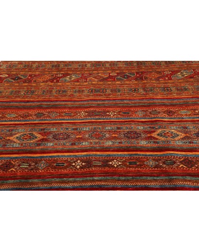 Tappeto Samarkand Pakistan marrone giallo 214x294