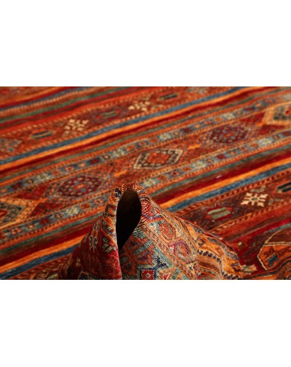 Tappeto Samarkand Pakistan marrone giallo 214x294