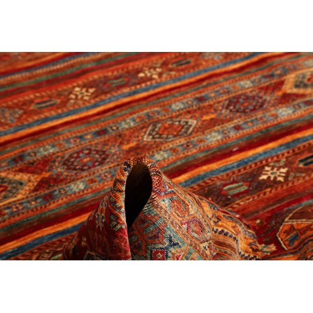 Tappeto Samarkand Pakistan marrone giallo 214x294
