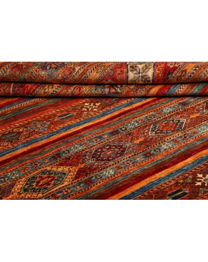 Tappeto Samarkand Pakistan marrone giallo 214x294