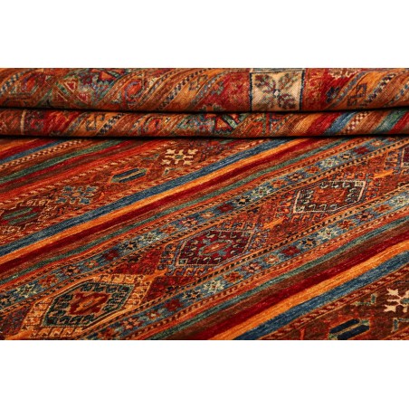 Tappeto Samarkand Pakistan marrone giallo 214x294