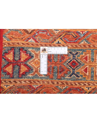 Tappeto Samarkand Pakistan marrone giallo 214x294
