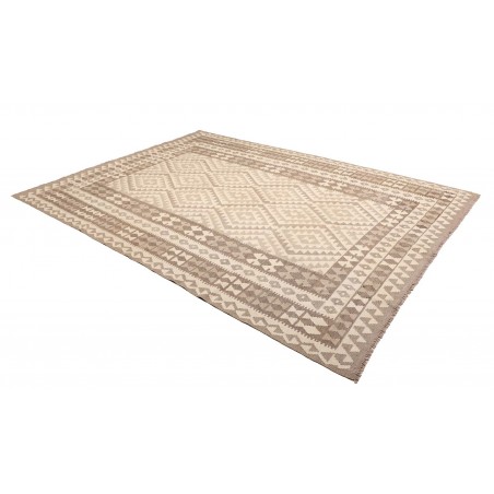 Tappeto Kilim Afghanistan beige azzurro 210x290