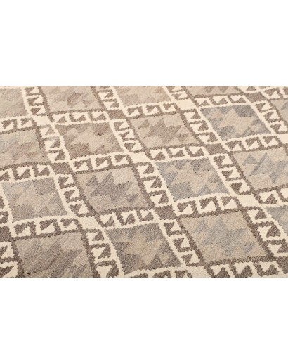 Tappeto Kilim Afghanistan azzurro bianco 209x293