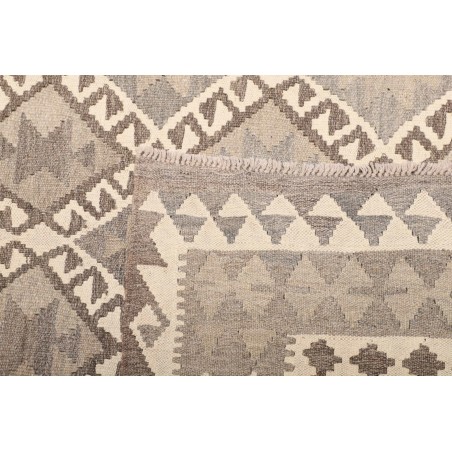 Tappeto Kilim Afghanistan azzurro bianco 209x293