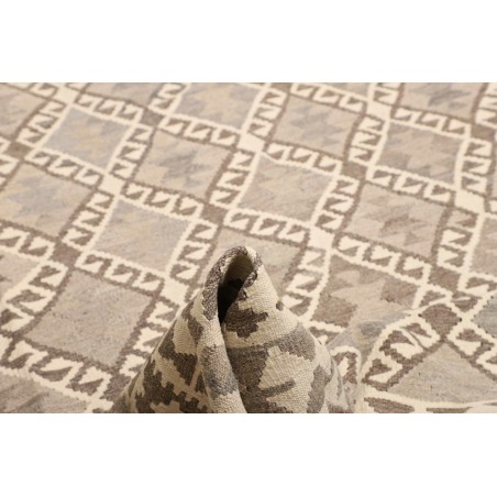 Tappeto Kilim Afghanistan azzurro bianco 209x293