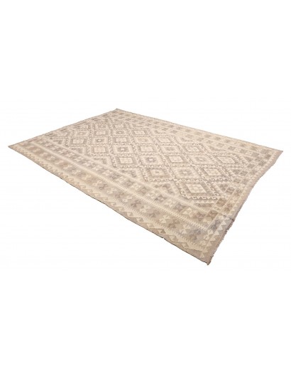 Tappeto Kilim Afghanistan beige bianco 209x297