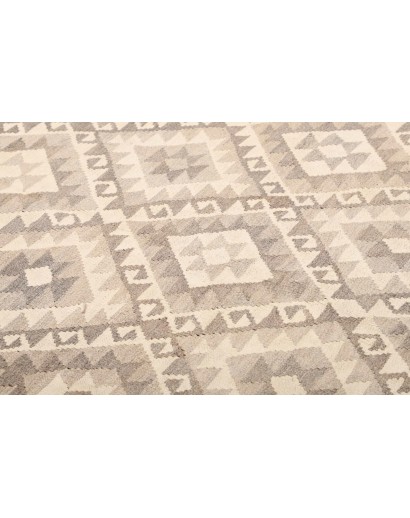 Tappeto Kilim Afghanistan beige bianco 209x297