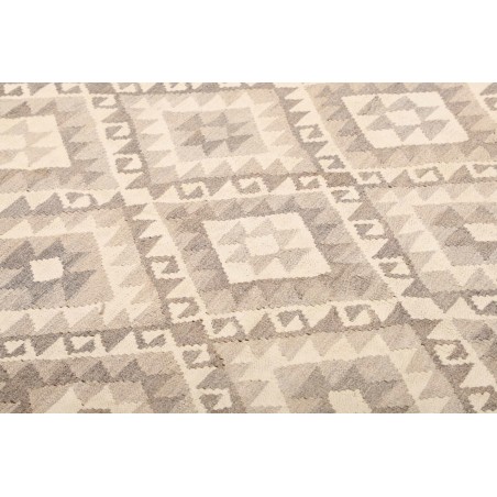 Tappeto Kilim Afghanistan beige bianco 209x297