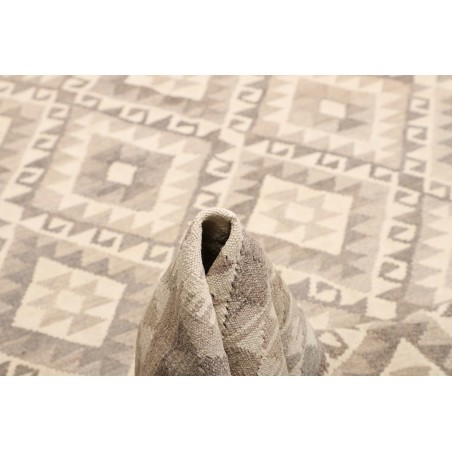 Tappeto Kilim Afghanistan beige bianco 209x297