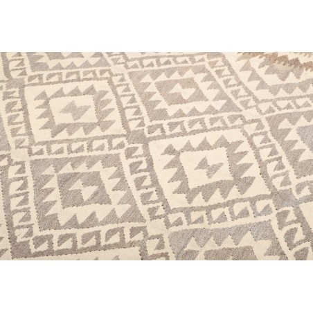 Tappeto Kilim Afghanistan beige bianco 198x296