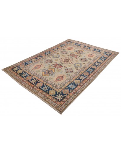 Tappeto Kazak Afghanistan beige blu 175x238