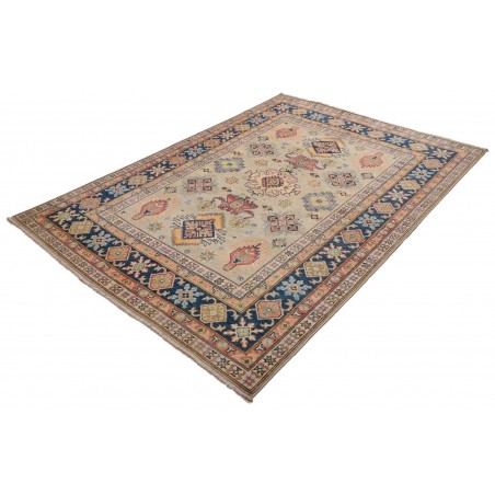 Tappeto Kazak Afghanistan beige blu 175x238