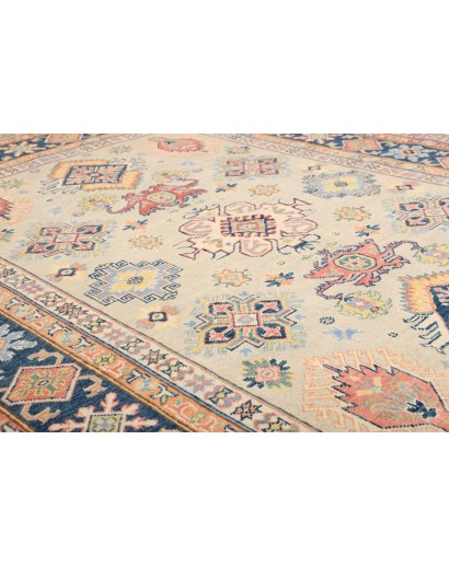 Tappeto Kazak Afghanistan beige blu 175x238