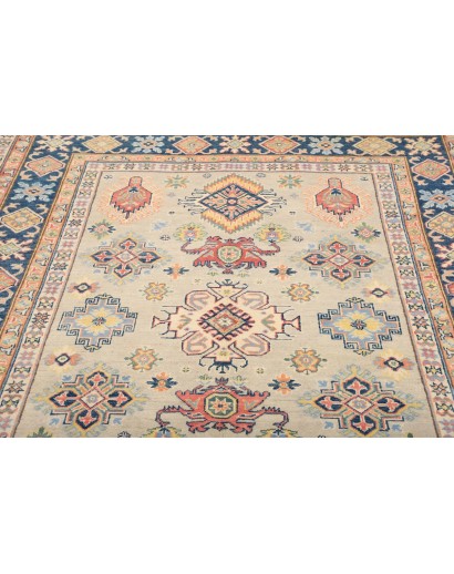 Tappeto Kazak Afghanistan beige blu 175x238