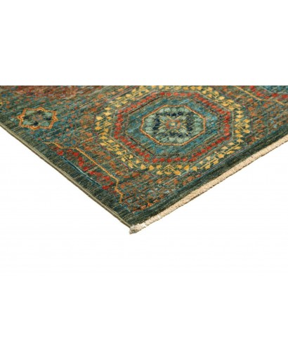 Tappeto Mamlouk Pakistan azzurro verde 121x186