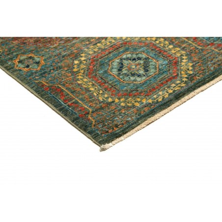 Tappeto Mamlouk Pakistan azzurro verde 121x186