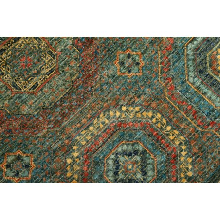 Tappeto Mamlouk Pakistan azzurro verde 121x186