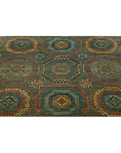Tappeto Mamlouk Pakistan azzurro verde 121x186