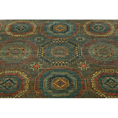 Tappeto Mamlouk Pakistan azzurro verde 121x186