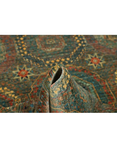Tappeto Mamlouk Pakistan azzurro verde 121x186