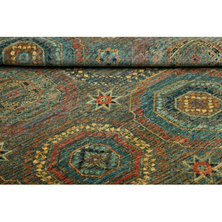 Tappeto Mamlouk Pakistan azzurro verde 121x186